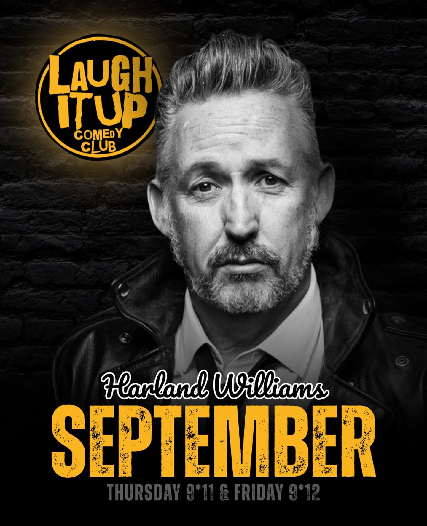 Harland Williams Tour Poster 2025